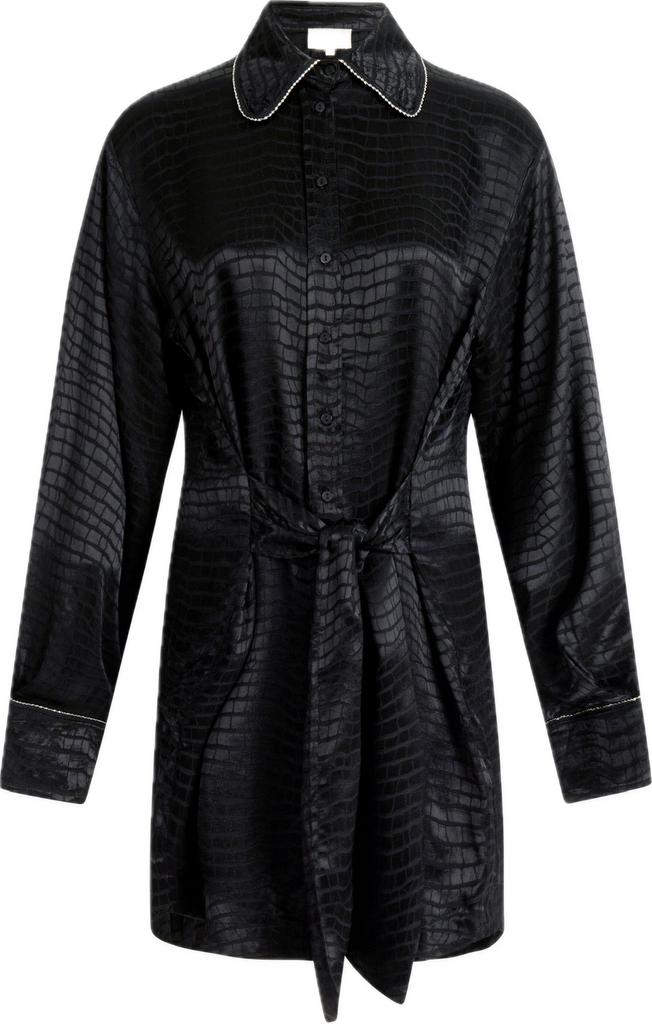 Shoeby Jacquard Print Jurk steentjes Zwart maat M, Ophalen of Verzenden, Nieuw, Maat 38/40 (M), Zwart