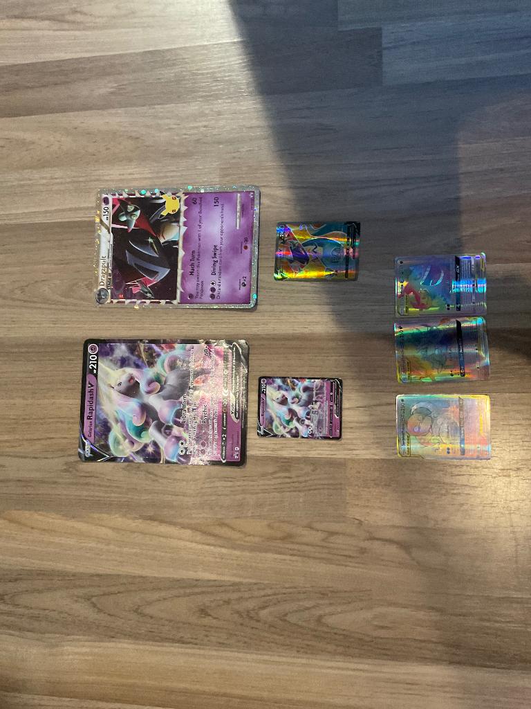 Pokemonkaarten, Ophalen of Verzenden, Zo goed als nieuw, Meerdere kaarten