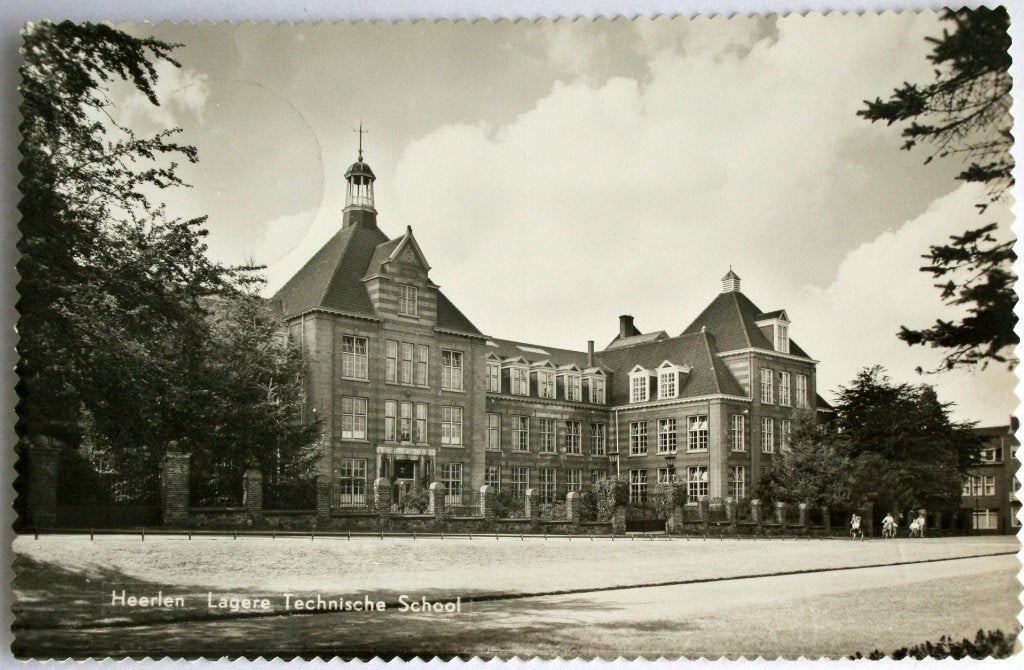 Heerlen, Lagere Technische School, Ophalen of Verzenden, 1940 tot 1960, Gelopen, Limburg