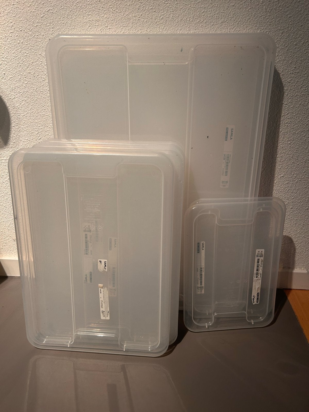 Ikea Samla deksels en klemmen (diverse maten), Ophalen, Gebruikt