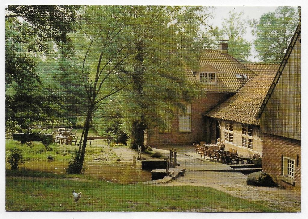 Mander ( Vasse ) Watermolen Ongelopen Ansichtkaart ( B4468 ), Ophalen of Verzenden, 1980 tot heden, Ongelopen