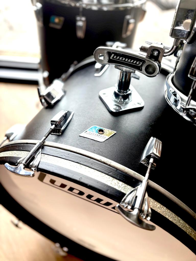 Vintage Ludwig black panther 70’s drumset drumstel drums, Muziek en Instrumenten, Drumstellen en Slagwerk, Ophalen, Gebruikt, Ludwig