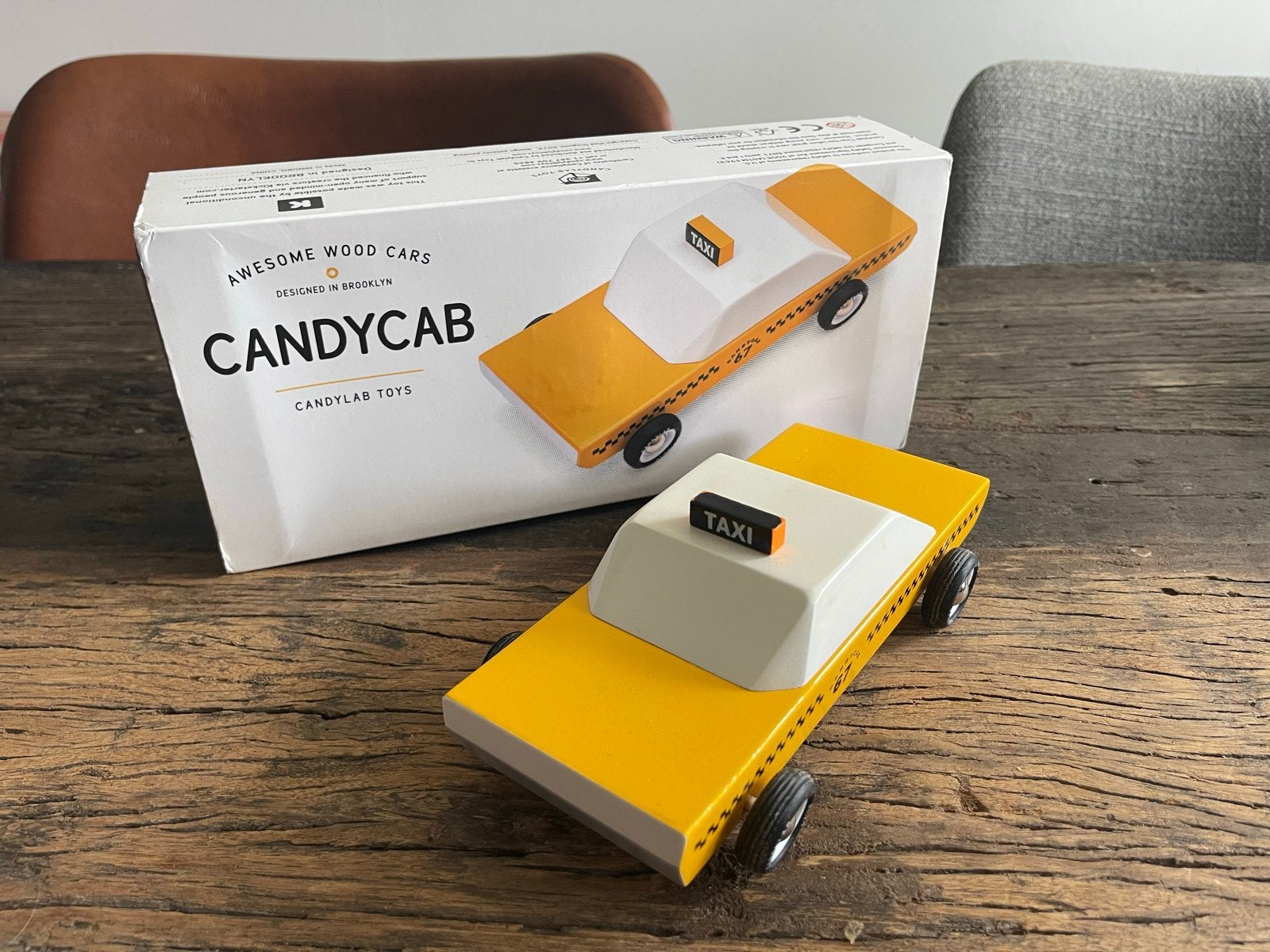 Candylab Toys Candycab - Houten auto - Brooklyn Design, Ophalen of Verzenden, Zo goed als nieuw