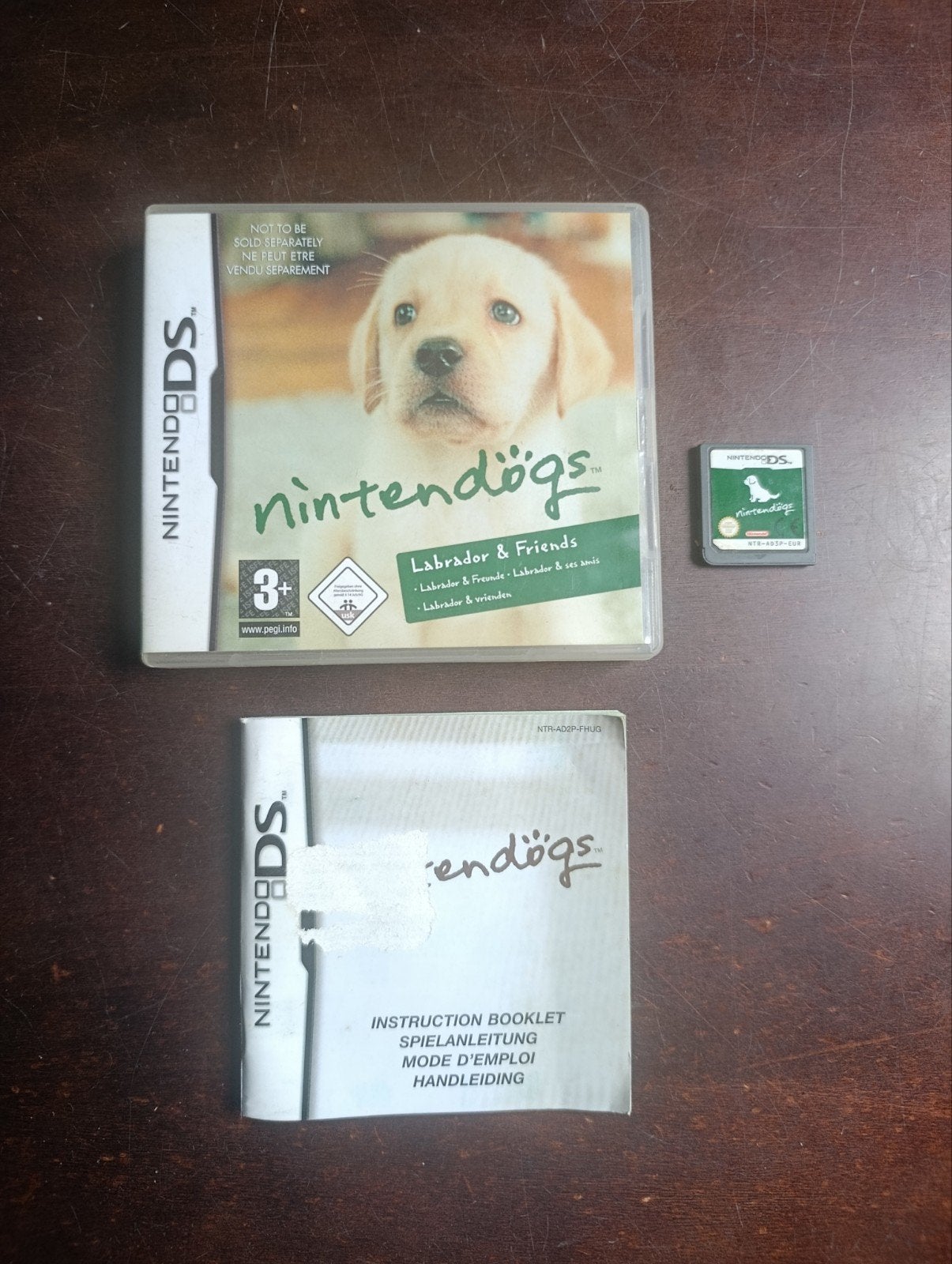 Nintendogs Labrador & Friends Nintendo DS, Spelcomputers en Games, 1 speler, Ophalen of Verzenden, Zo goed als nieuw, Vanaf 3 jaar