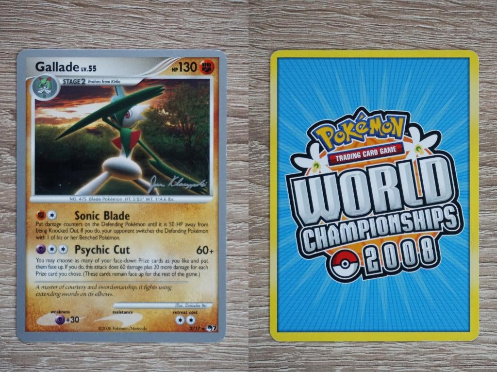 Bijzondere Pokemonkaarten World Championships 2008, Ophalen of Verzenden, Zo goed als nieuw, Meerdere kaarten