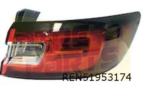 Renault Clio IV (9/16-10/19) achterlicht Rechts buiten OES!, -, -, Nieuw, -