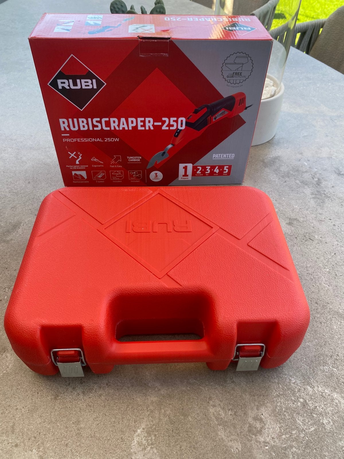 Rubi Scraper 250 elektrische voegenkrabber, Ophalen of Verzenden, Zo goed als nieuw
