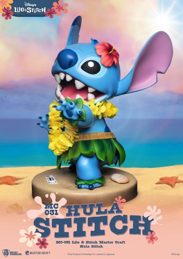 Beast Kingdom Disney Master Craft Statue Hula Stitch MC-031, Verzamelen, West Campus 1 76863 Herxheim (DE), Beeldje of Figuurtje