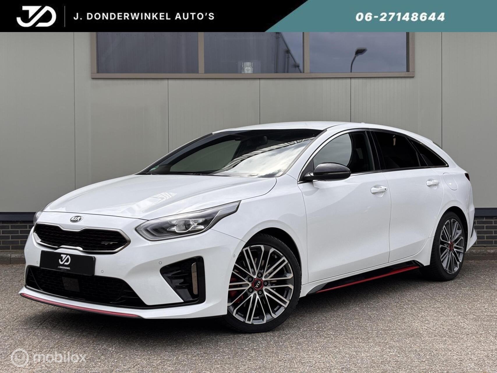 Kia ProCeed 1.6 T-GDI GT Memory Keyless Camera JBL RIJKLAAR, Auto's, Kia, 15 km/l, Gebruikt, Wit, 204 pk