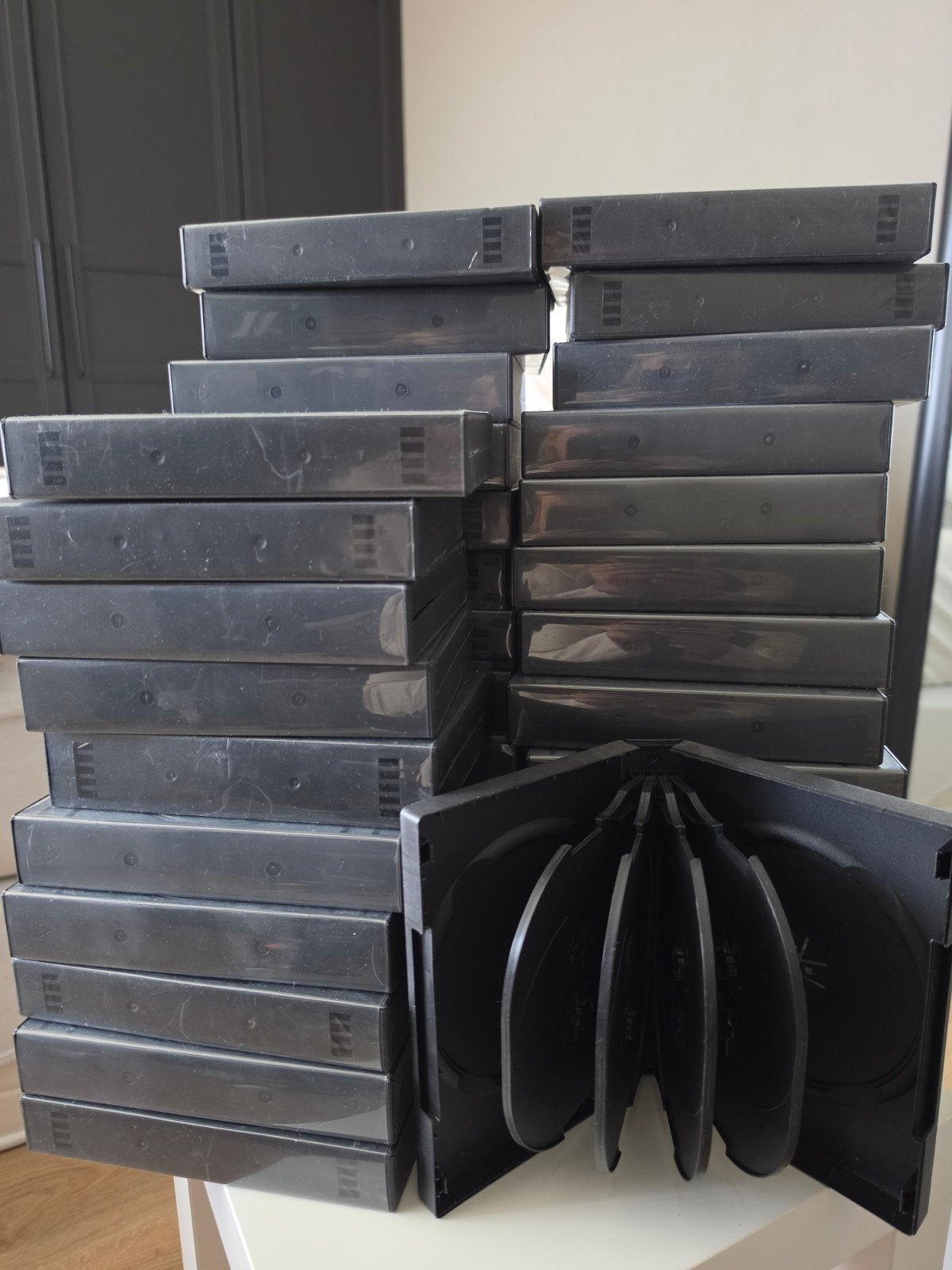 DVD/CD hoesjes voor 10 schijfjes - Zwart (37 stuks), Computers en Software, Ophalen of Verzenden, Dvd