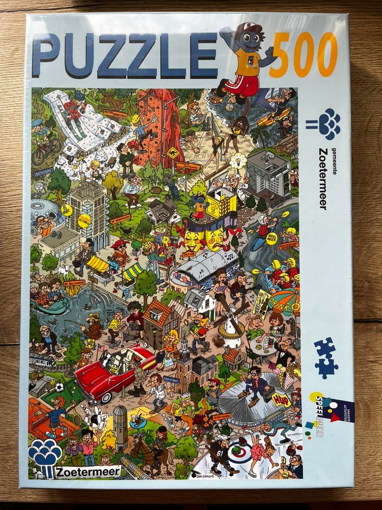 Puzzel over Zoetermeer 500 st Nieuw in folie, Ophalen of Verzenden, 500 t/m 1500 stukjes, Nieuw, Legpuzzel