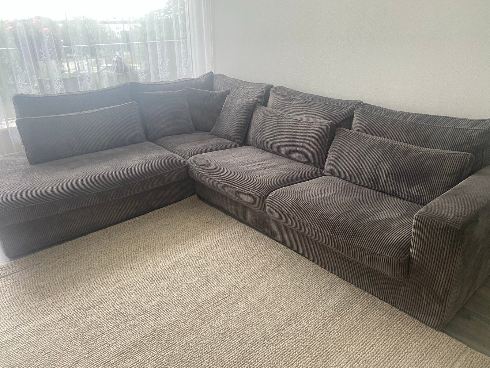 Hoekbank (links) lounge, Huis en Inrichting, Ophalen, Gebruikt, 100 tot 125 cm, Hoekbank