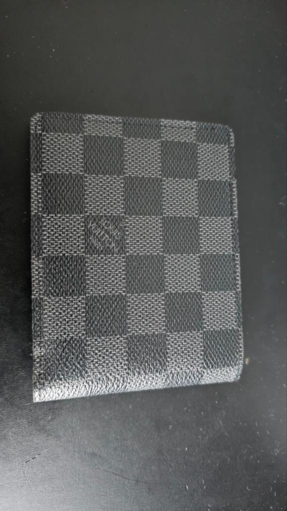 Louis Vuitton Portemonnee - Damier Graphite Canvas, Ophalen of Verzenden, Gebruikt, Zwart, Overige merken