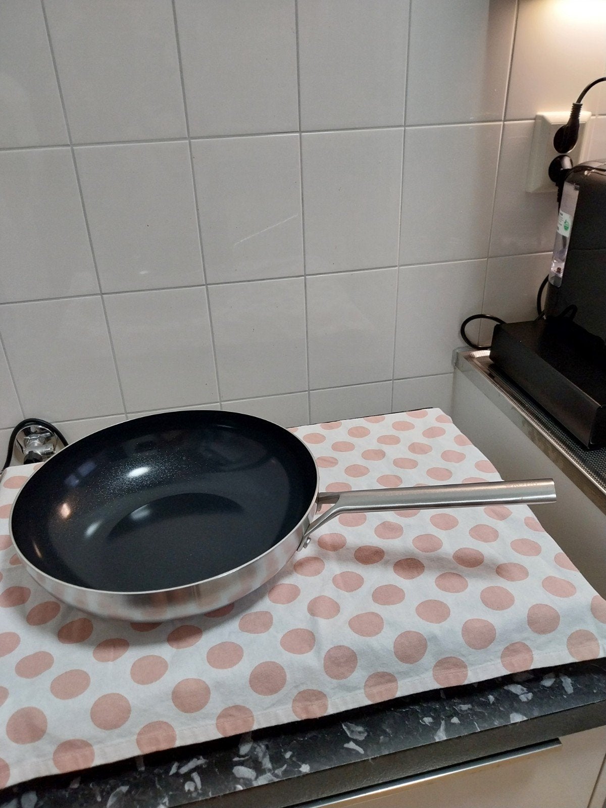 Mooie wokpan van kempen & begeer., Huis en Inrichting, Keuken | Potten en Pannen, Inductieplaat, Aluminium, Ophalen of Verzenden