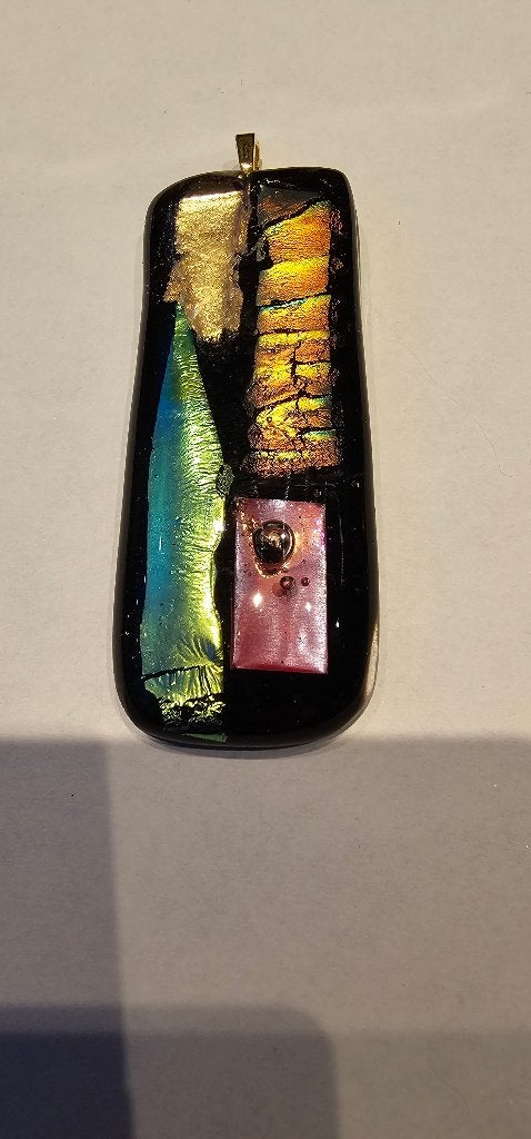 Unieke hanger dmv glasfusing. handgemaakt, Ophalen of Verzenden, Nieuw