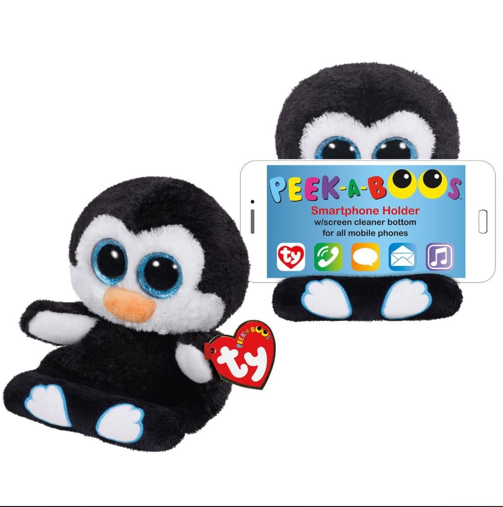 Ty Peek-a-Boo Pinguin Telefoonhouder - Penni 2015, Overige karakters, Overige typen, Nieuw, Ophalen of Verzenden