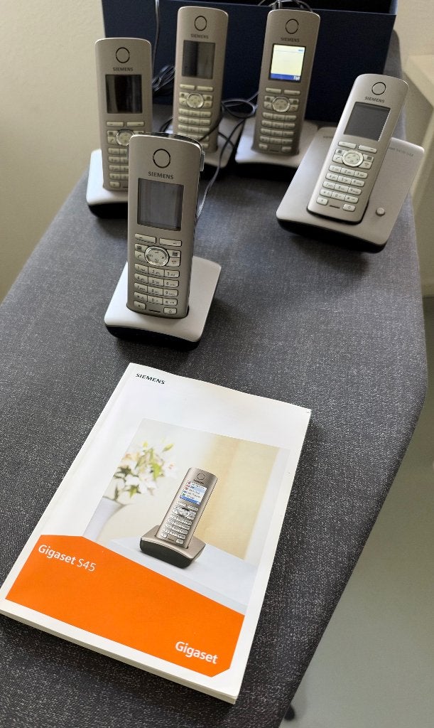 Siemens Gigaset telefoon, Telecommunicatie, Ophalen, Gebruikt, 4 handsets of meer
