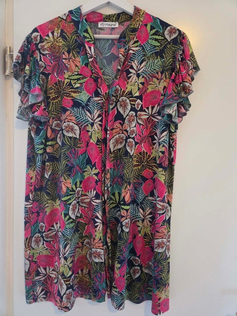 magna dameskleding maat 42, Ophalen of Verzenden, Zo goed als nieuw, Meerkleurig, Blouse of Tuniek