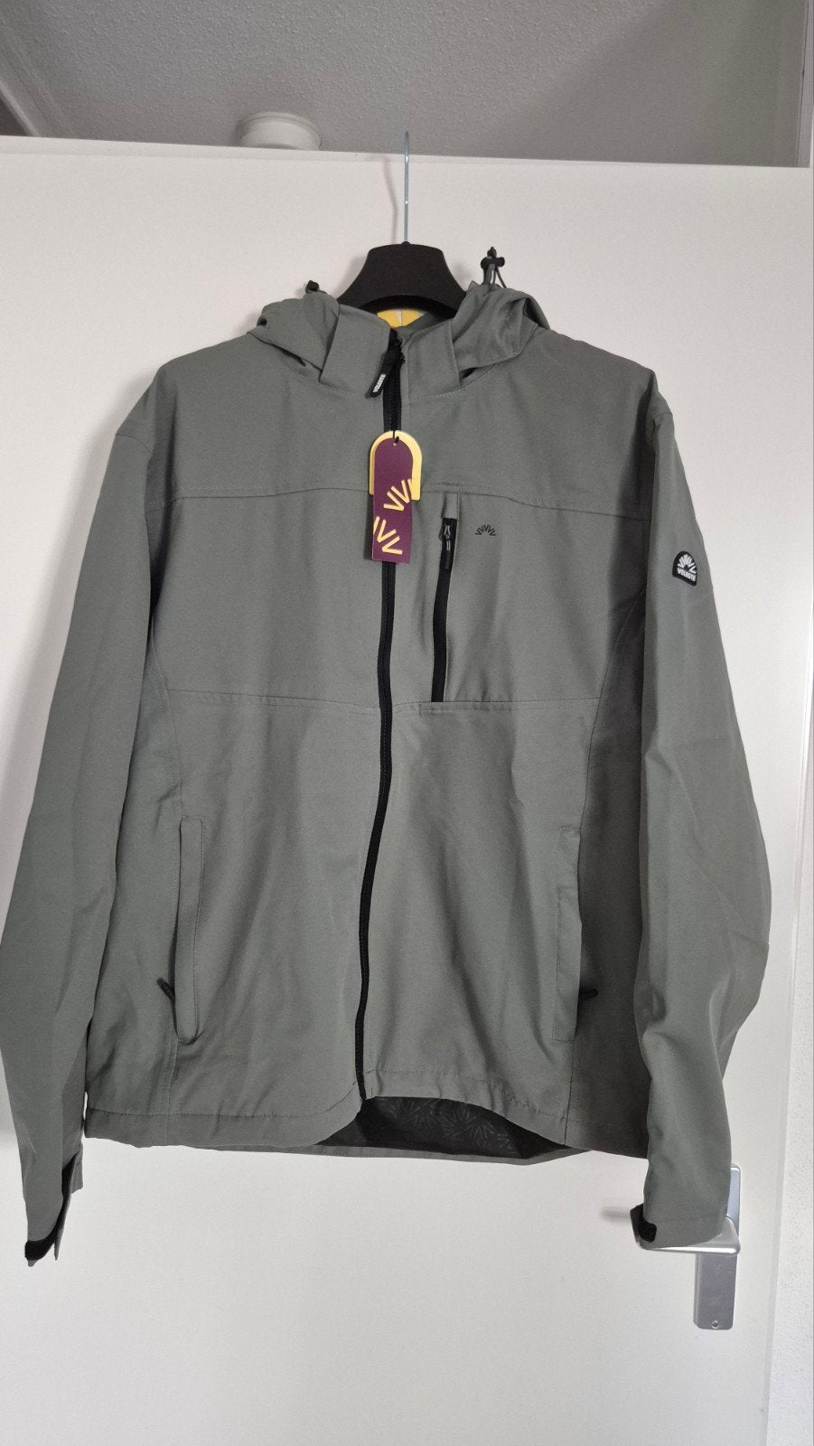 Jas type Veleste Erwin maat 4XL met afritsbare capuchon, Ophalen of Verzenden, Nieuw, Overige maten, Zwart