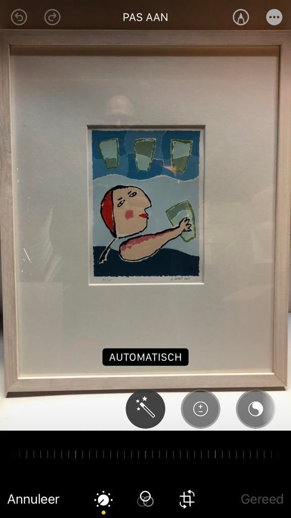 G. Dragt Litho 50/100 - Ingelijst Kunstwerk 42x53cm, Ophalen of Verzenden