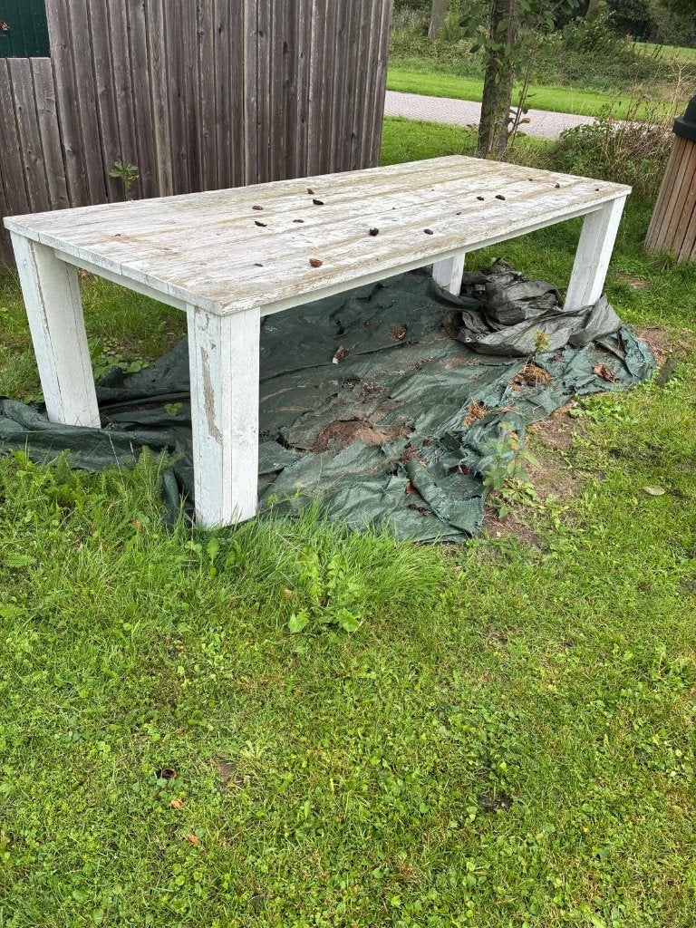 Steiger Houten Tafel, Ophalen, Gebruikt, Rechthoekig, Hout