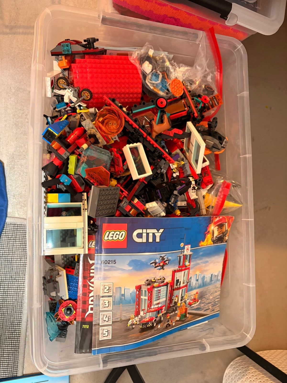 Lego bak vol met sets, Ophalen, Zo goed als nieuw