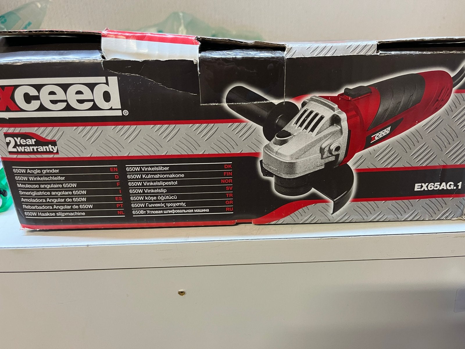 Zo goed als nieuwe haakse slijper - Compleet in doos!, Ophalen of Verzenden, Zo goed als nieuw
