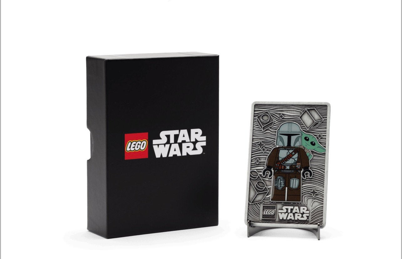 LEGO Star Wars 5010325 Mandalorian & Grogu Metal Card MISB