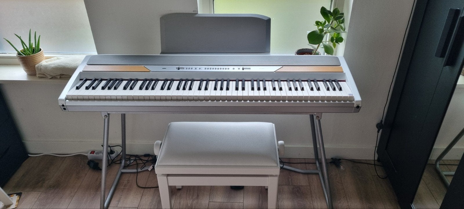 Digitale Piano - Korg SP-250, Ophalen, Gebruikt, Wit, Digitaal