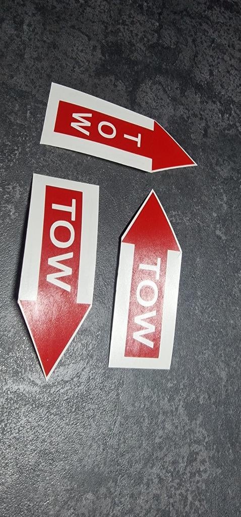 TOW sleepoog stickers (set van 2), Ophalen of Verzenden