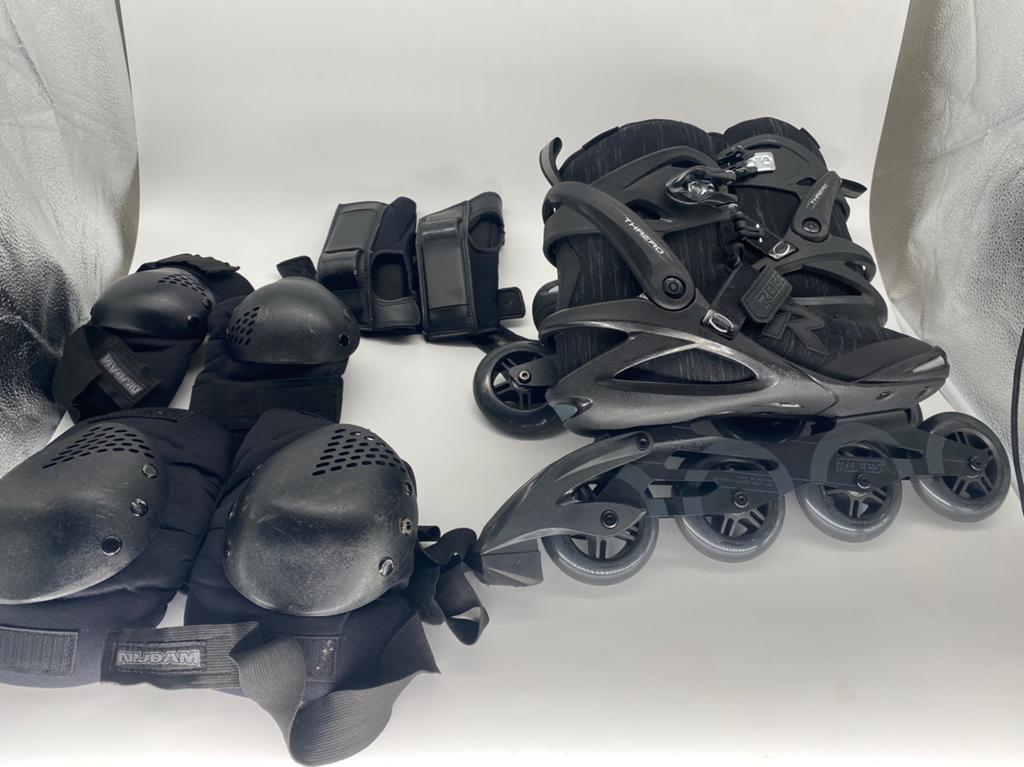 Complete Set  Roces Thread Inline Skate Maat 47 +Bescherming, Sport en Fitness, Skeelers, Zo goed als nieuw, Roces, Ophalen of Verzenden