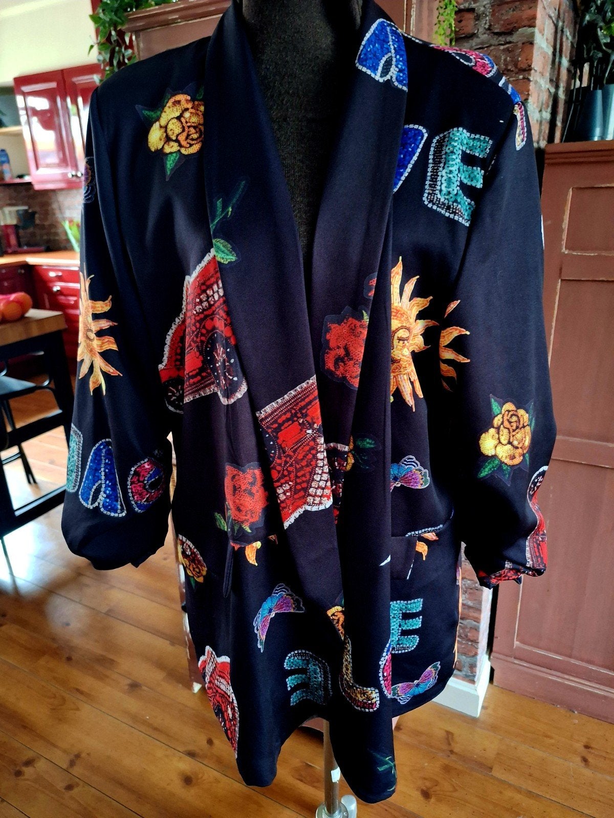 Blazer jasje zwart of wit one size m l xl xxl, Ophalen of Verzenden, Zo goed als nieuw, Maat 46/48 (XL) of groter, Zwart