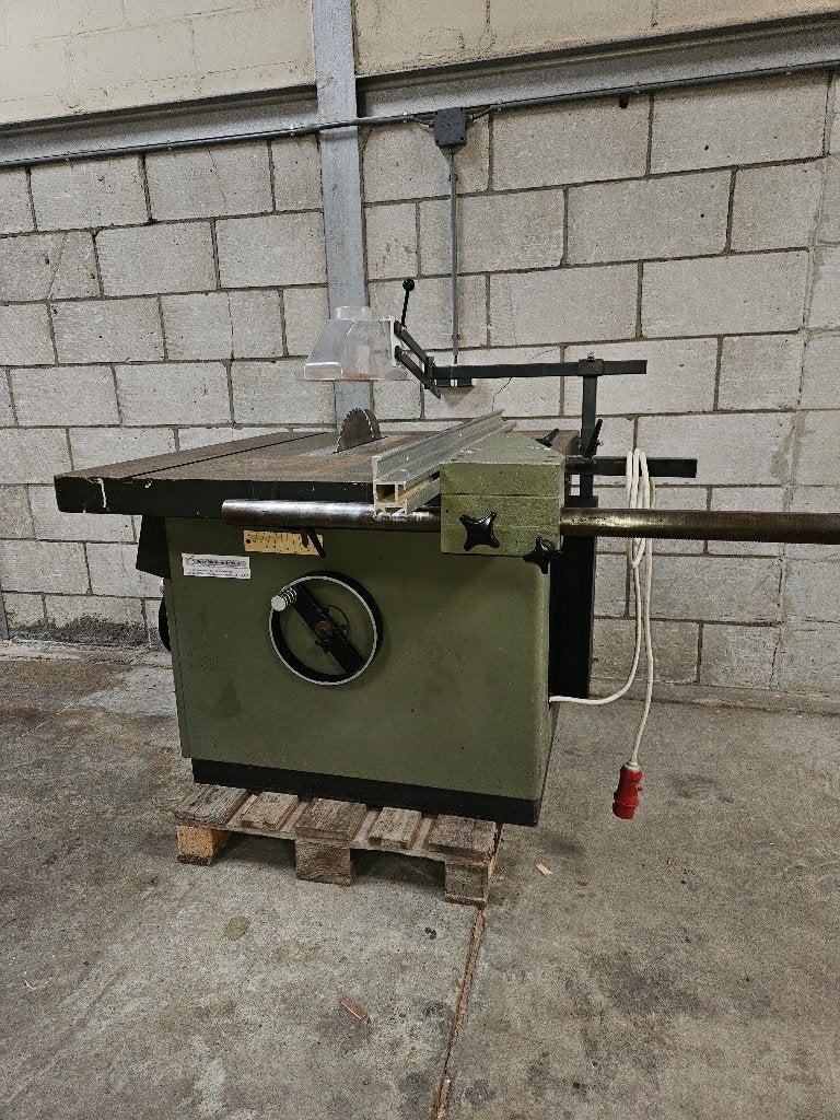 Tafelcirkelzaag Verboom 5,5kW, Doe-het-zelf en Verbouw, Ophalen, Gebruikt, Cirkelzaag, 70 mm of meer