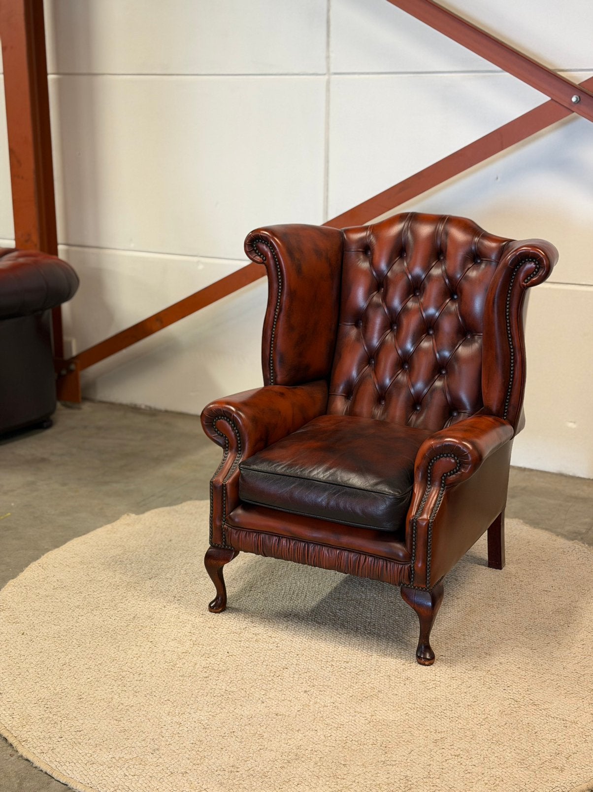 Chesterfield leren fauteuil stoel Z.G.A.N., 2871SK, Verzenden, Klassieke, Mariansoliak8@gmail.com