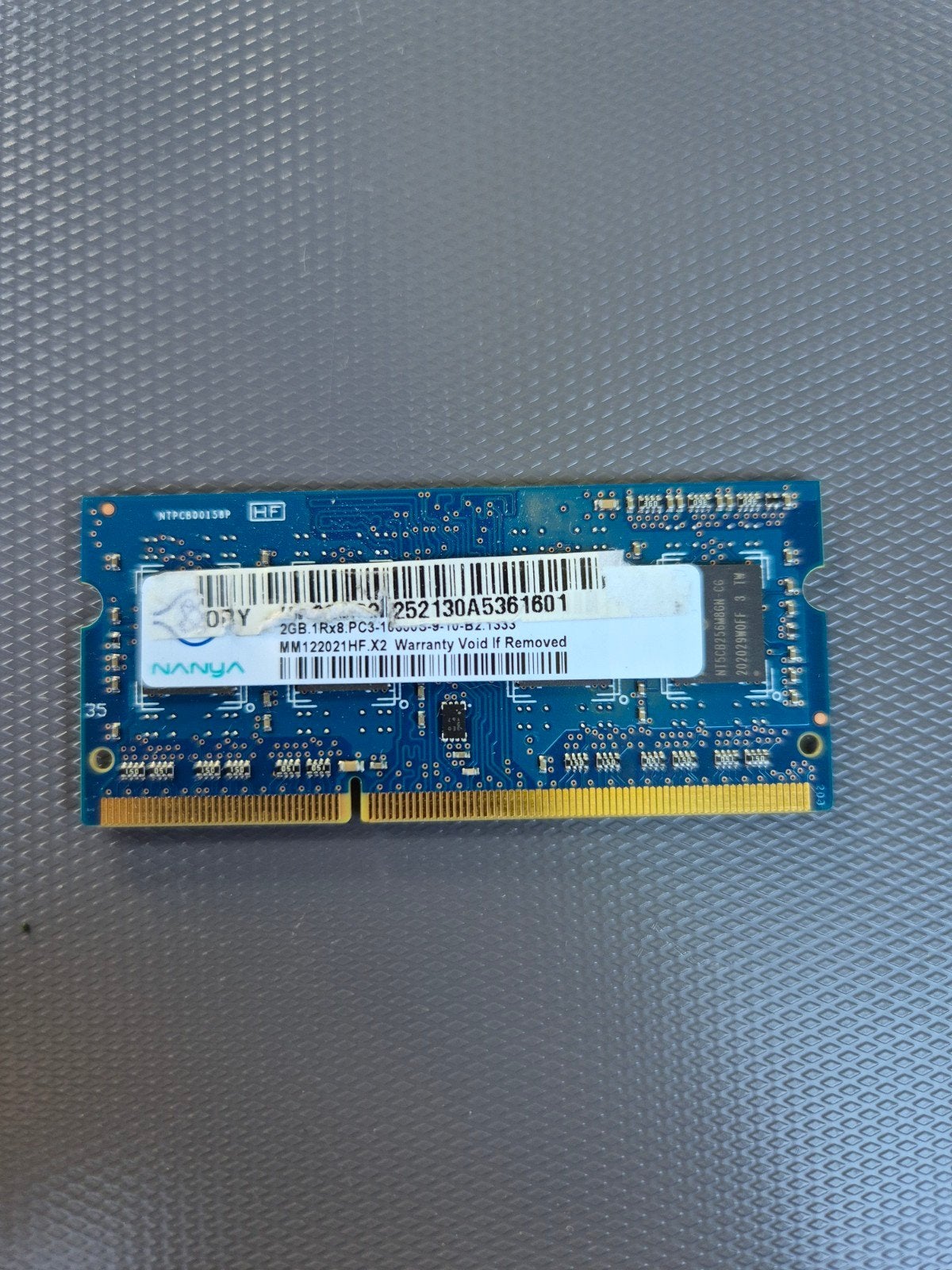 Nanya 2GB DDR3 RAM Geheugen voor Laptop/Desktop, Computers en Software, RAM geheugen, Gebruikt, DDR3, Ophalen of Verzenden, 2 GB
