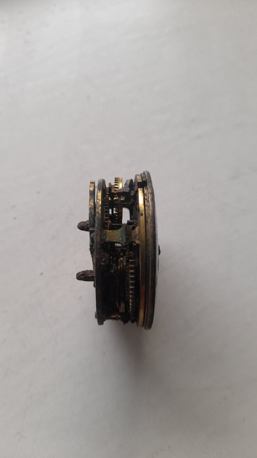 Oud zakhorloge uurwerk - 37,5 mm wijzerplaat, Ophalen of Verzenden