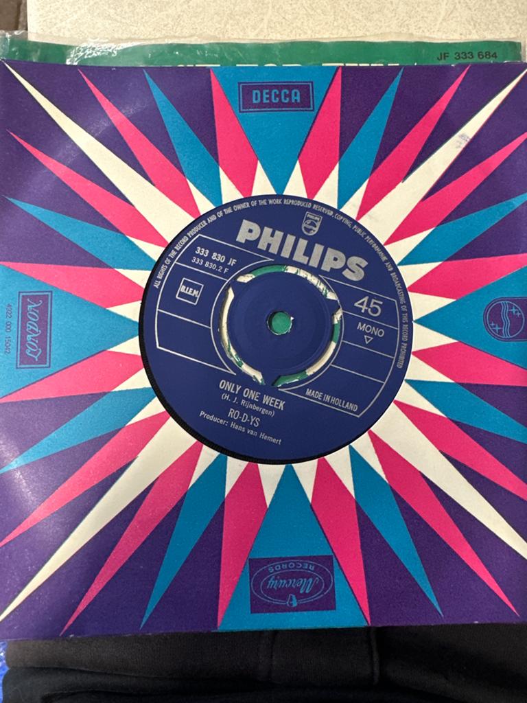 RO-D-YS - Only One Week (Philips Single), Gebruikt, Originele persing, 7 inch, Single
