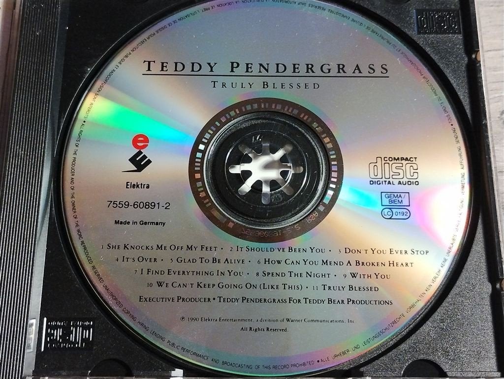Teddy Pendergrass – Truly Blessed, Cd's en Dvd's, Ophalen of Verzenden, Zo goed als nieuw, Soul