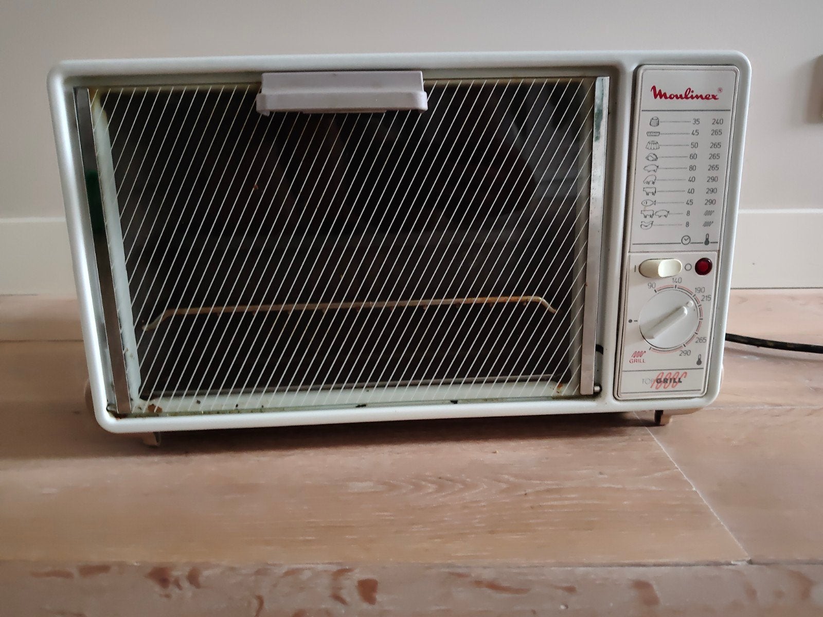 Moulinex Mini Oven met Rooster en Ovenschaal - Type 844, Ophalen, Minder dan 45 cm, Minder dan 45 cm, Vrijstaand