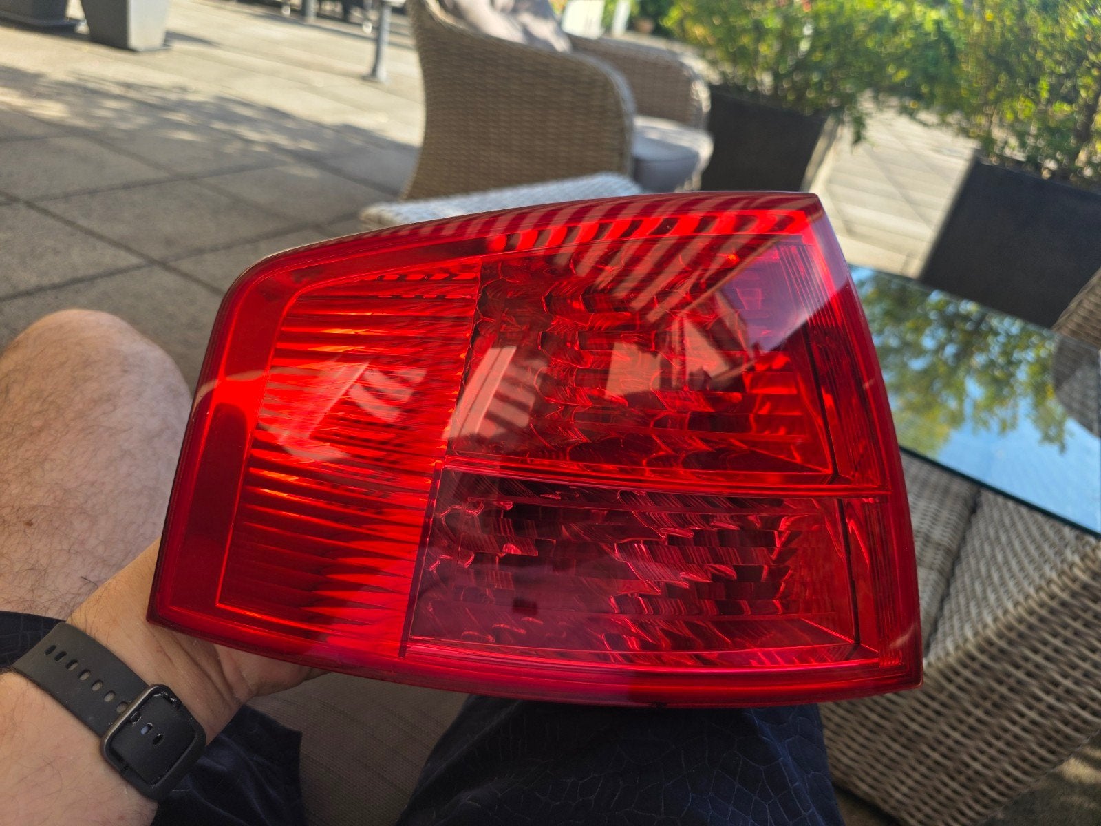Audi A8 S8 4E D3 ACHTERLICHT LINK BUITEN, Ophalen of Verzenden