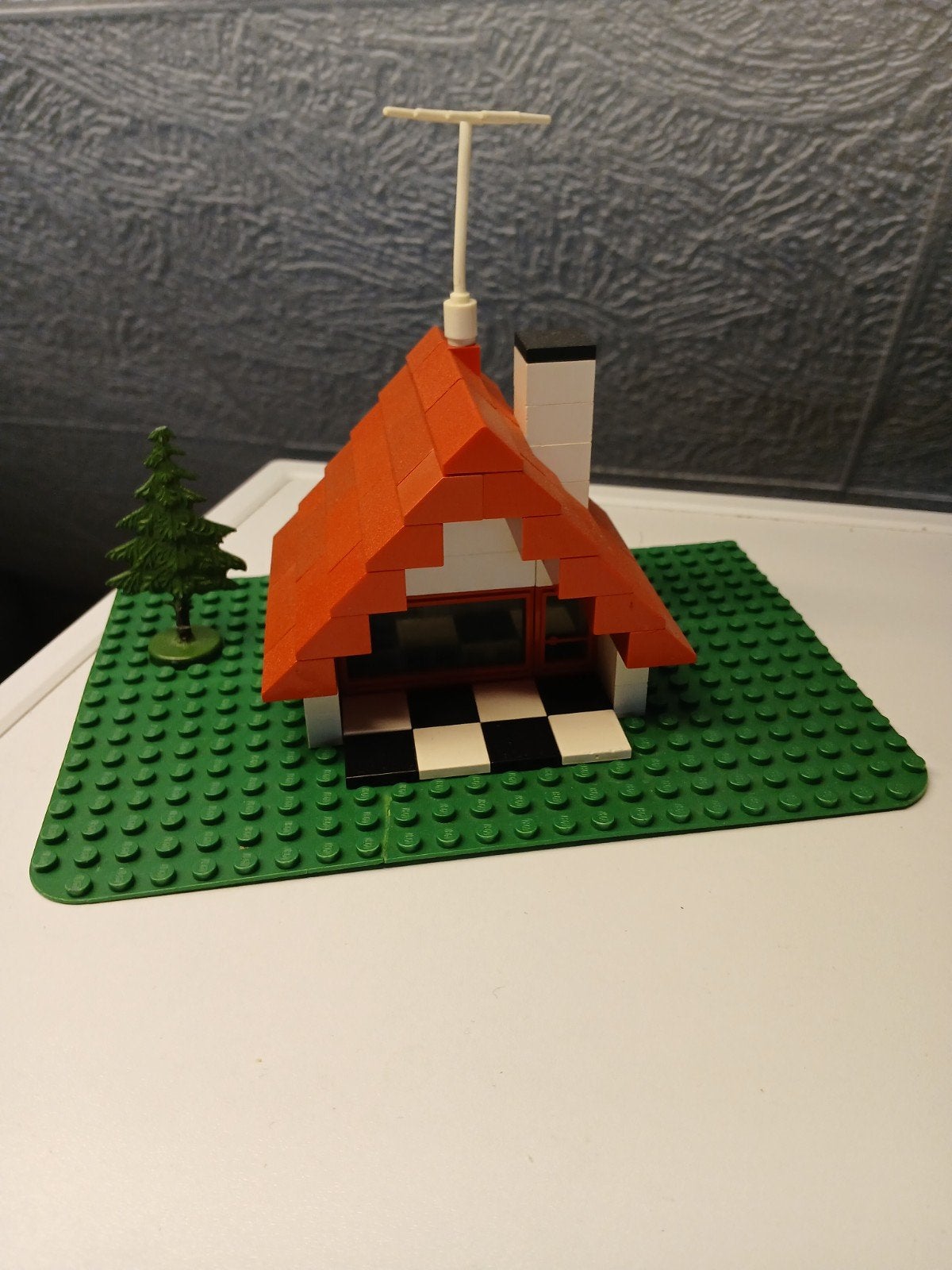 Lego 344 Huis met Antenne uit 1969, Gebruikt, Overige thema's, Lego, Ophalen of Verzenden