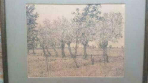 Orig. Potlood tekening G. C. Haverkamp 1919 Soest, Ophalen