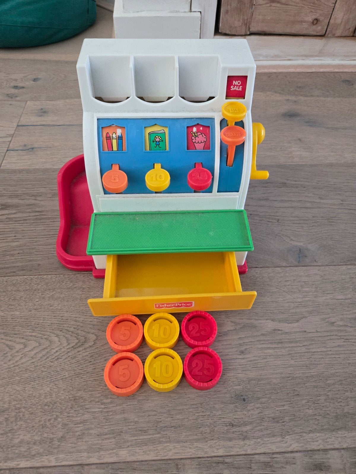 Fisher-Price Kassa Speelgoed - Werkt Perfect!, Ophalen of Verzenden, Gebruikt, Speelset