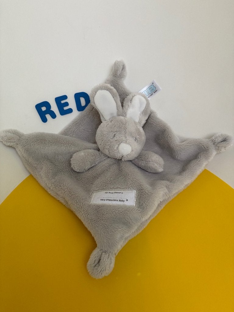 K4253 VIB doek doekje konijn roze, Ophalen of Verzenden, Zo goed als nieuw, Konijn