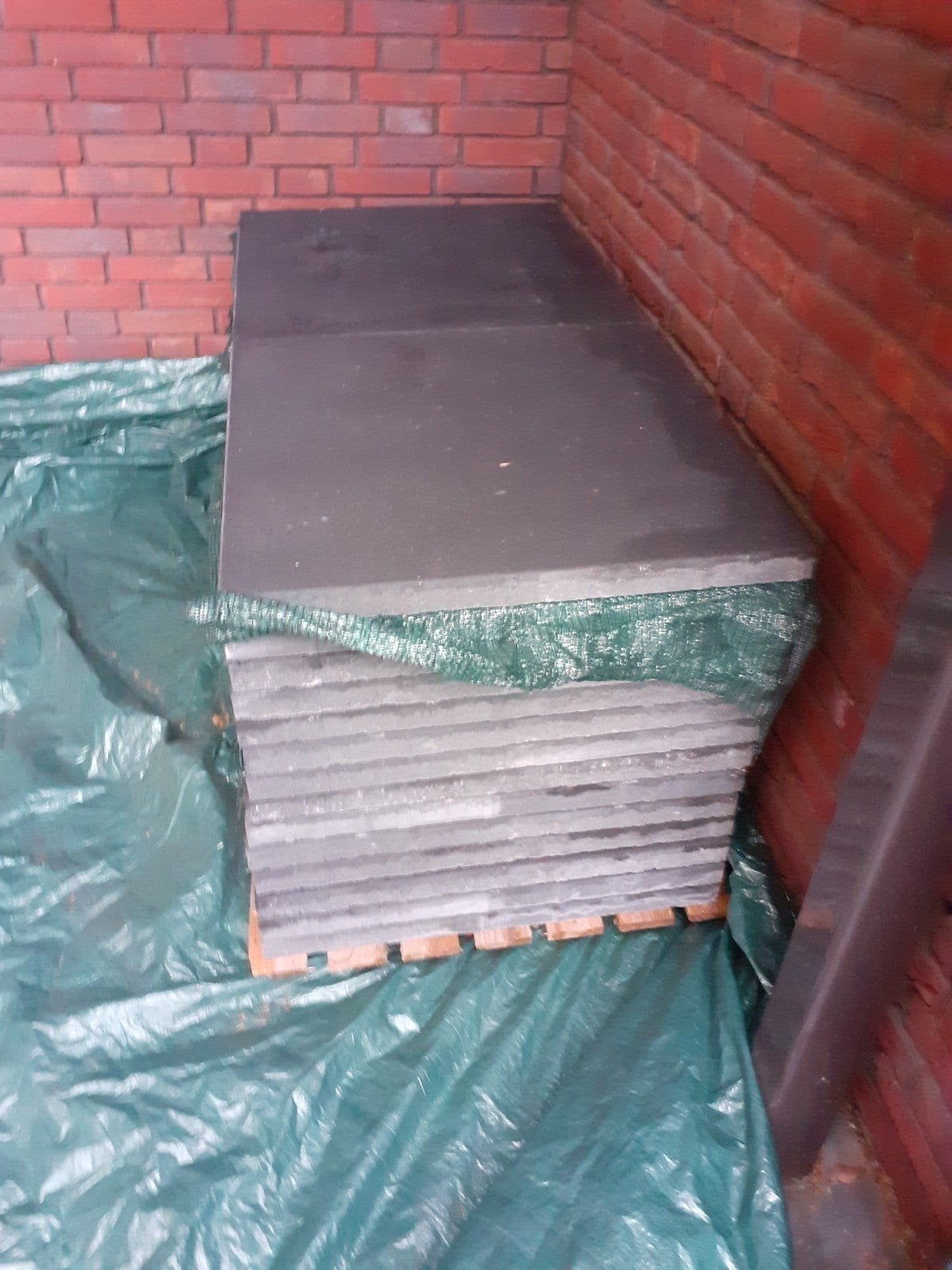 Tuintegels 60 cm x 60 cm zwart / antraciet Nieuw!, Ophalen, 60 cm of meer, Overige typen, Nieuw