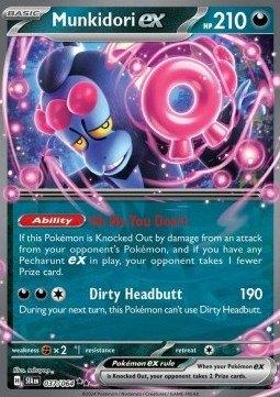 Pokemon - Munkidori ex (SFA 037) Double rare.., Ophalen of Verzenden, Nieuw, Losse kaart, Foil