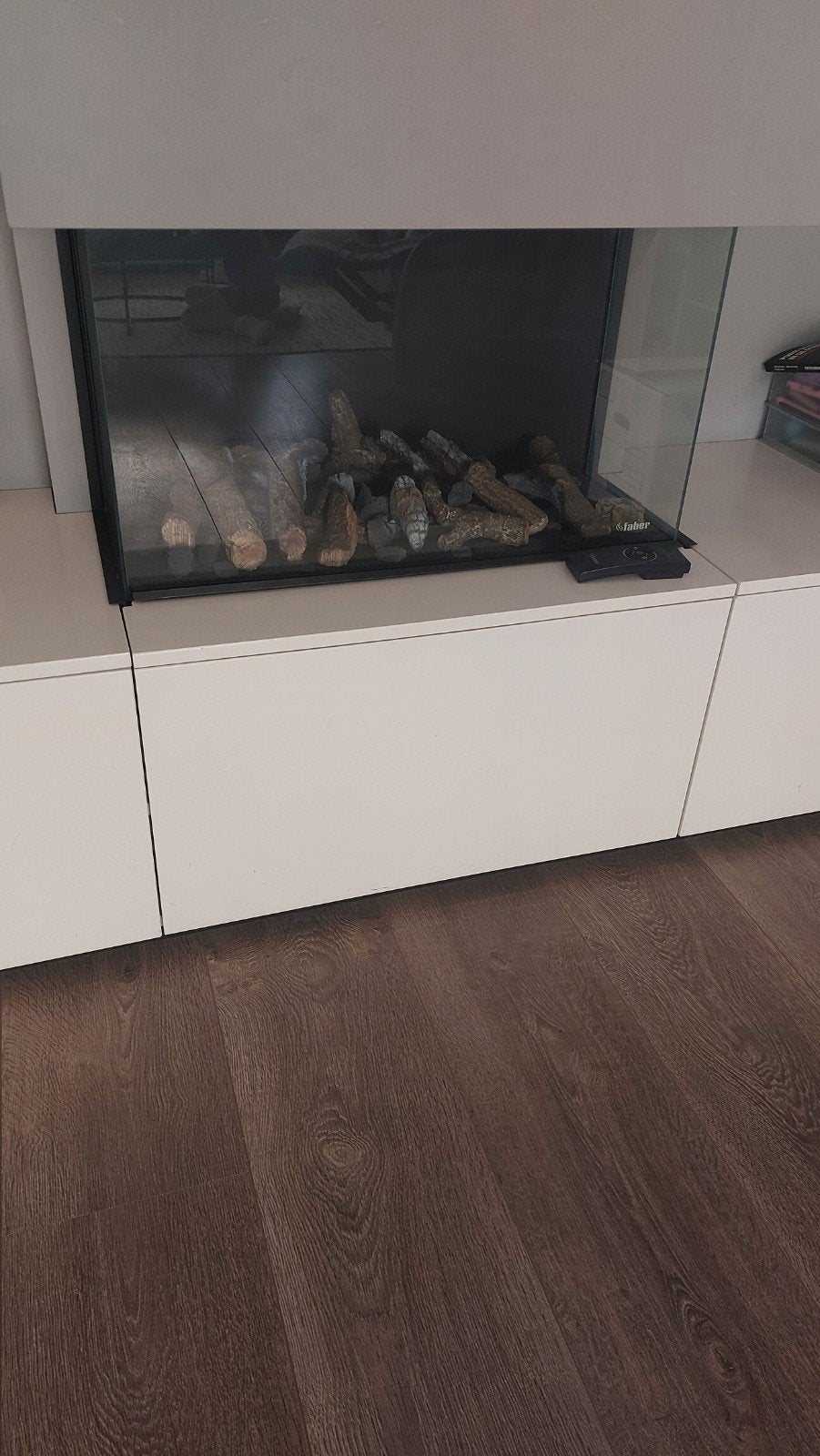 Mooie Faber elektrische waterdamp haard, Ophalen