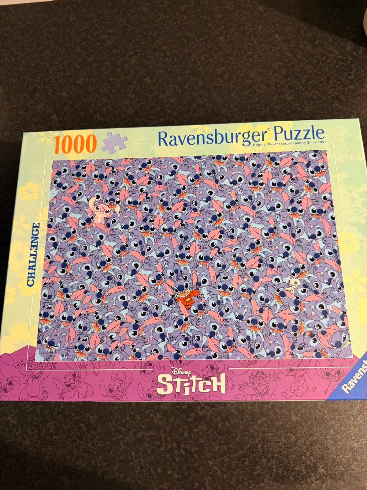 Nieuwe Ravensburger Disney Stitch Challenge Puzzel 1000 stuk, Ophalen of Verzenden, 500 t/m 1500 stukjes, Nieuw, Legpuzzel