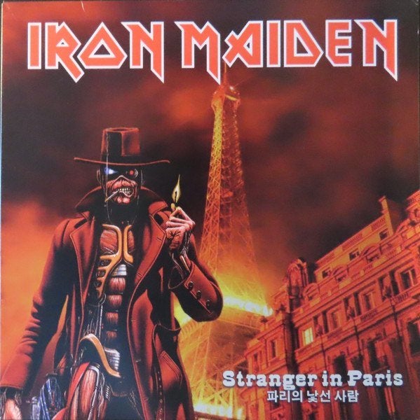 Iron Maiden Stranger In Paris 1986 2lp Metallica Kiss Accept, Cd's en Dvd's, Vinyl | Hardrock en Metal, Inclusief poster, Verzenden