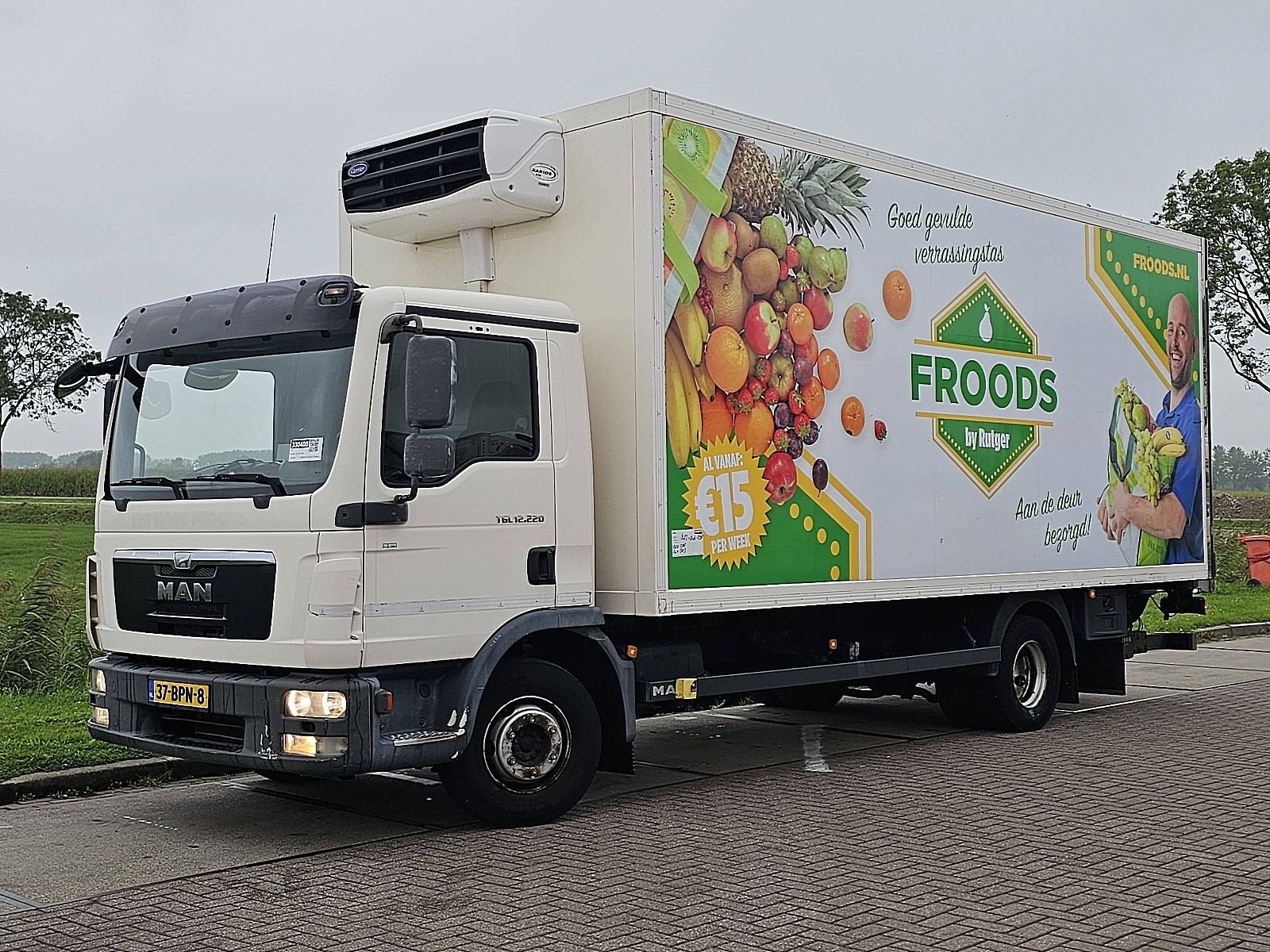 M.A.N. 12.220 TGL koelwagen carrier, Auto's, Automaat, MAN, Wit, 14 km/l